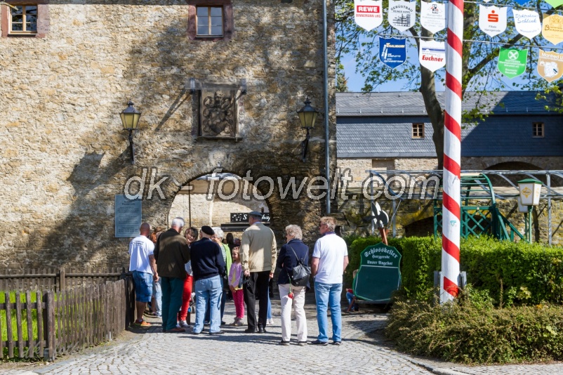 Übergabe Stadtinformation und Einweihung der Foto Tafeln am Schlossberg Harzgerode