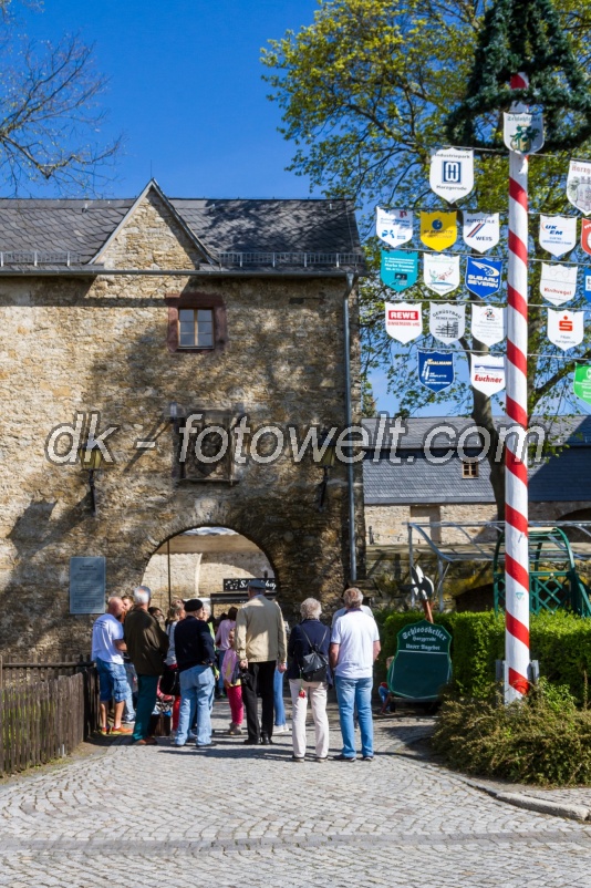 Übergabe Stadtinformation und Einweihung der Foto Tafeln am Schlossberg Harzgerode